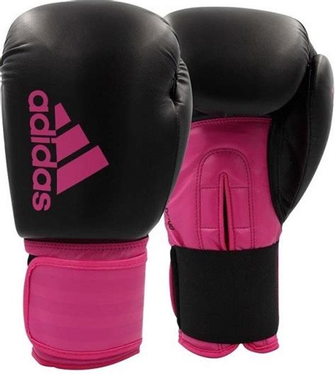 Adidas Bokshandschoen Hybrid 100 Zwart/Roze 